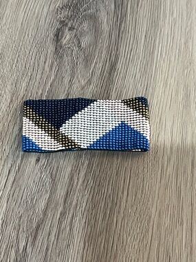 Ink Alloy Beaded Geometric Bracelet